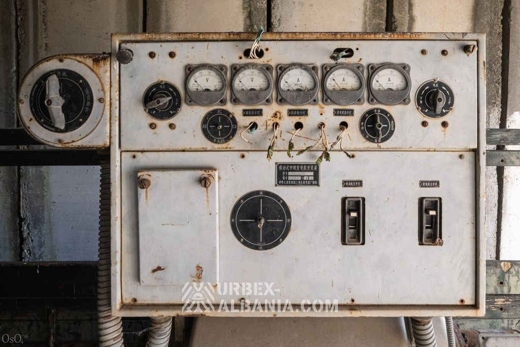 Panel de control del grupo electrógeno
