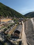 Lagerhangars und unterirdisches Kraftstoffdepot