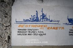 Küstenartilleriestellung mit Tunneln