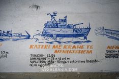 Küstenartilleriestellung mit Tunneln