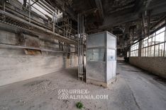 Teleferica da carico, stazione superiore della cava E