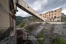 Teleferica da carico, stazione superiore della cava E