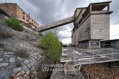 Teleferica da carico, stazione superiore della cava E