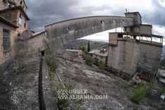 Teleferica da carico, stazione superiore della cava E