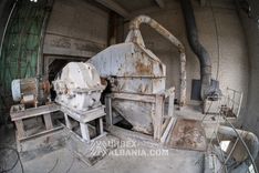 Teleferica da carico, stazione superiore della cava E