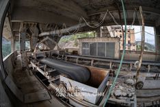 Teleferica da carico, stazione superiore della cava E