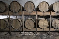 Bodega de vino en un búnker de almacenamiento