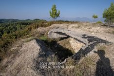 Protiletadlová pozice T-TW s bunkry na ilyrském hradě