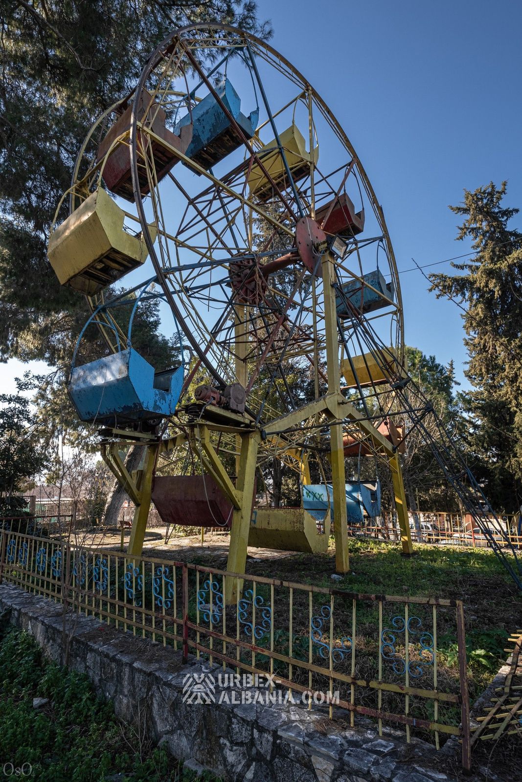 Opuszczony park rozrywki
