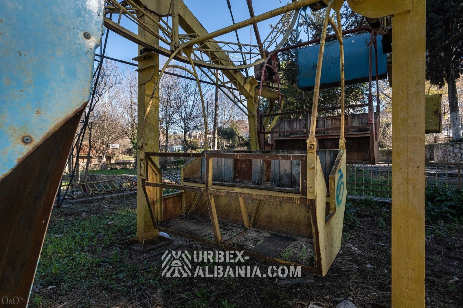 Opuszczony park rozrywki