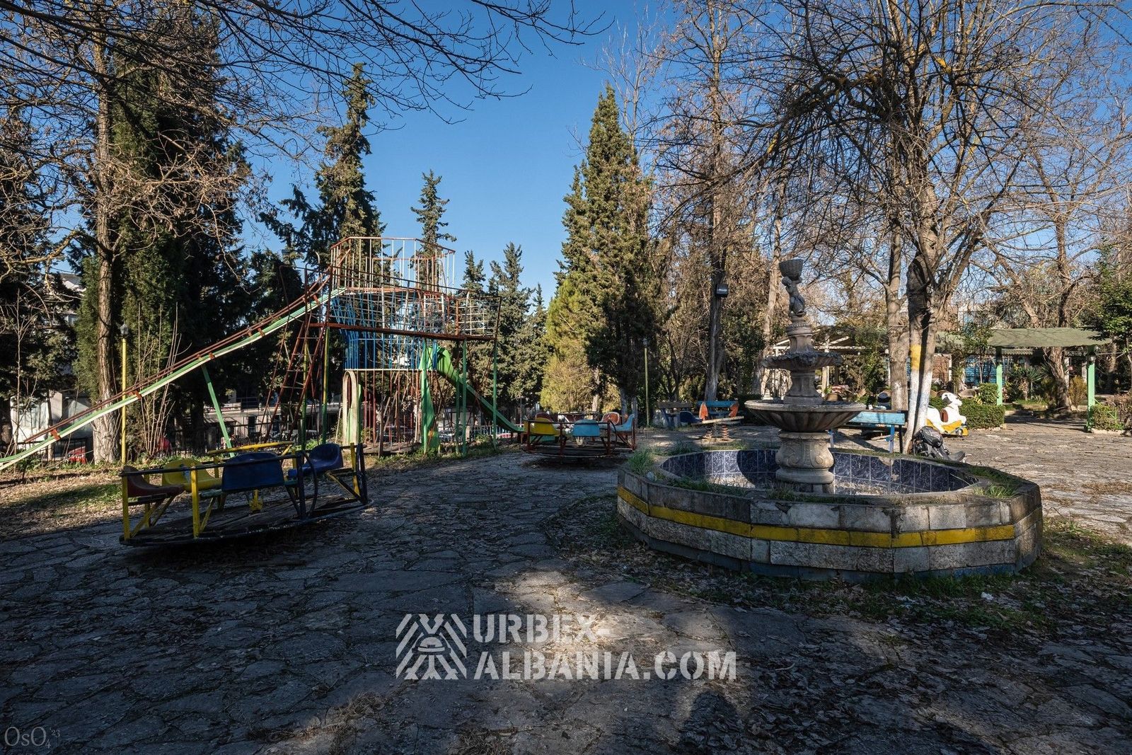 Opuszczony park rozrywki
