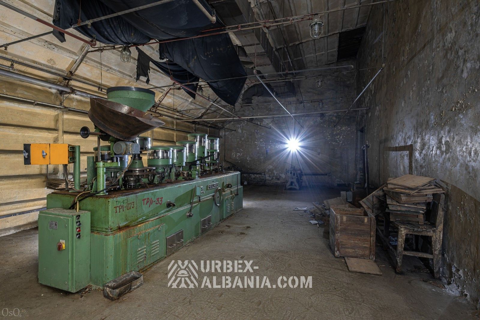 Unterirdische mechanische Munitionsfabrik