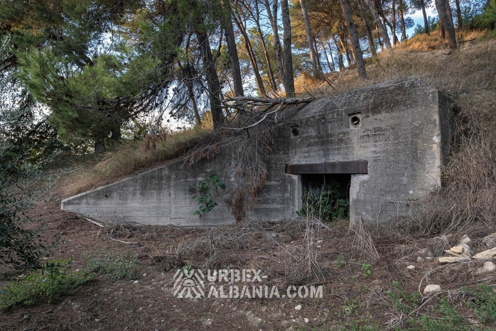 Artilleriebunker T-ZE mit Tunneln