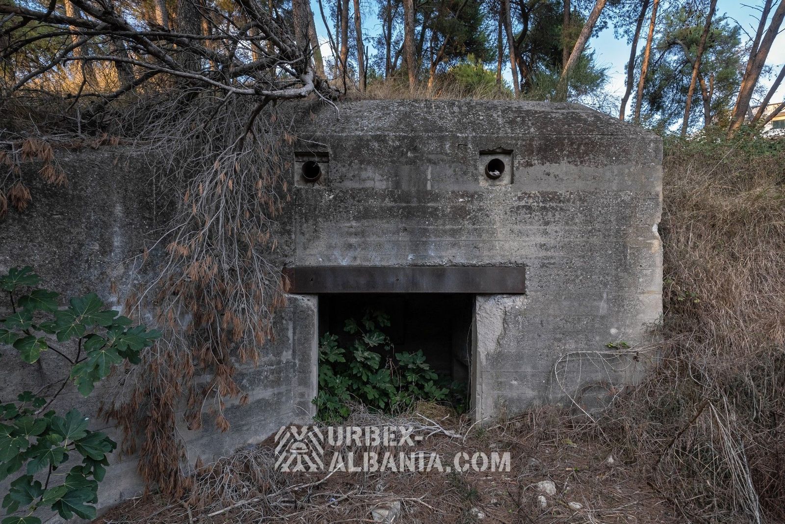 Artilleriebunker T-ZE mit Tunneln