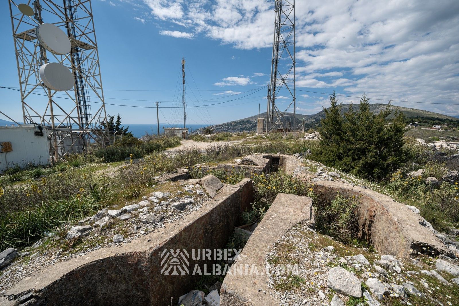 Air Defense Position V-RU with Bunkers