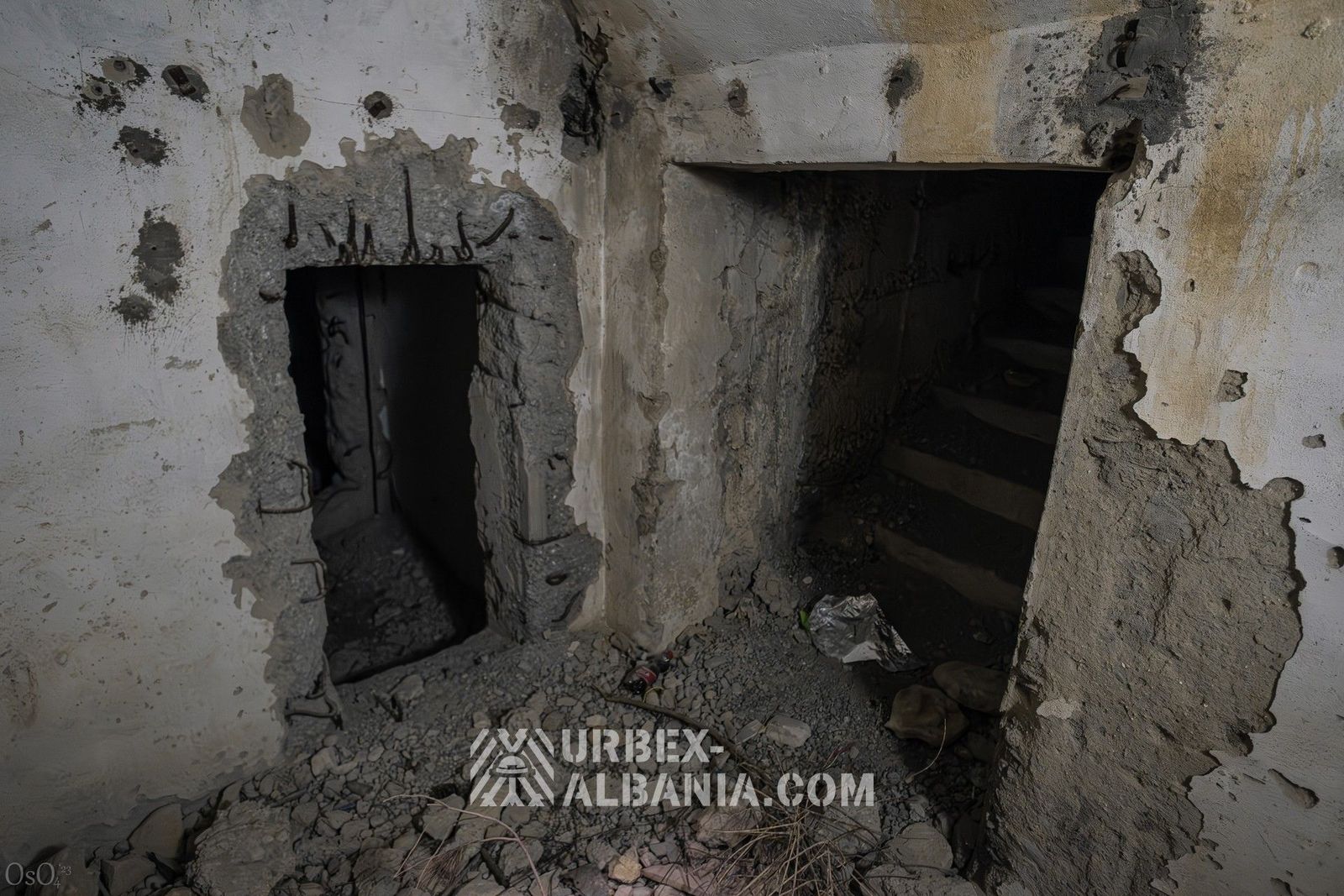 Bunker T-YW with Two Pillboxes and a Shaft