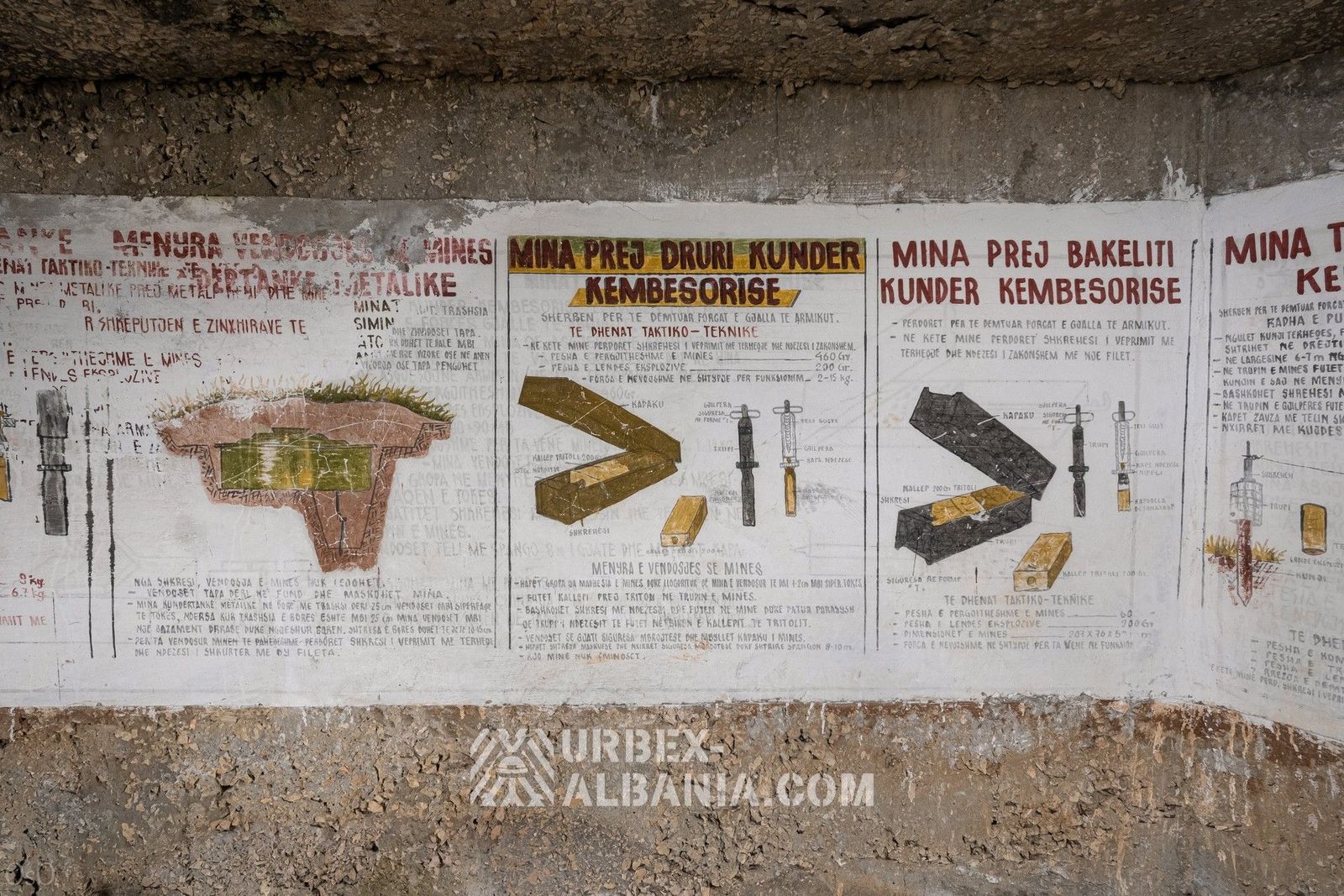 Bunkers d'Artillerie Côtière V-MU avec Tunnels