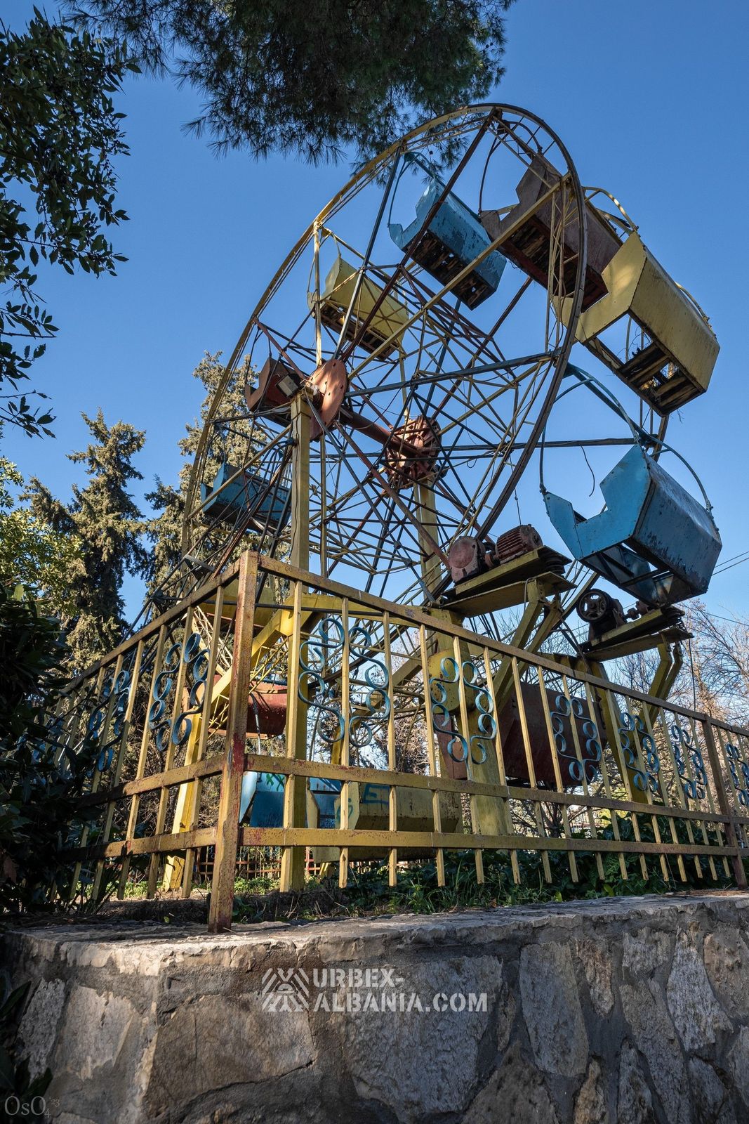 Opuszczony park rozrywki