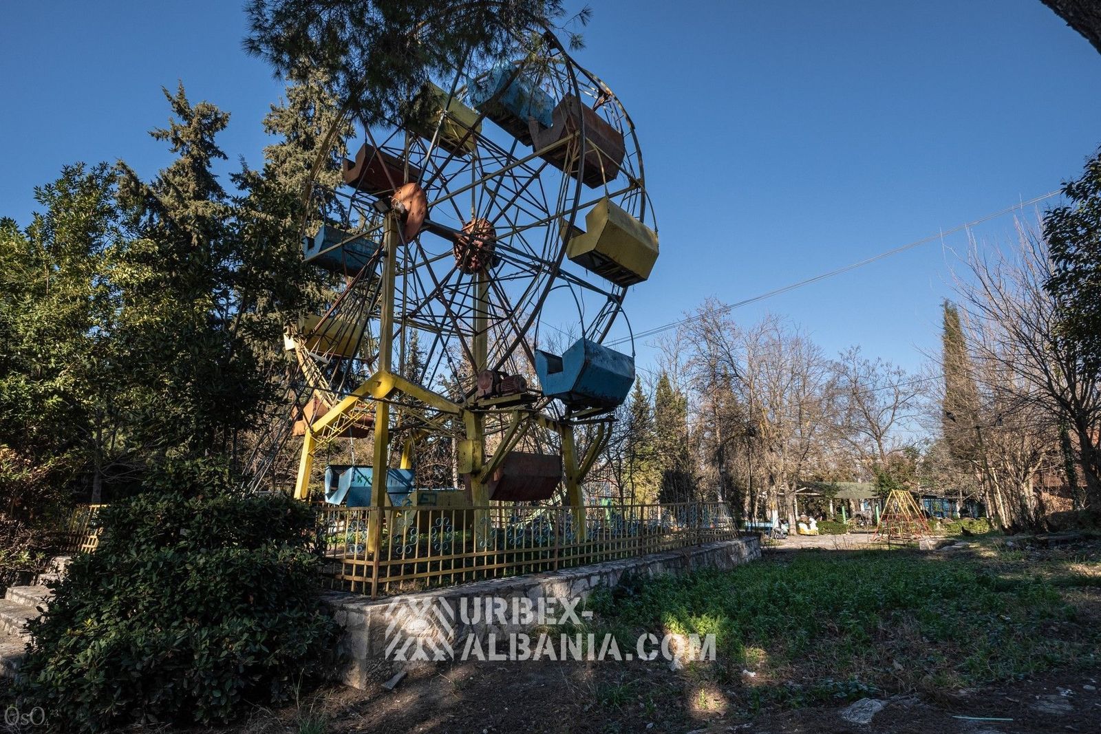 Opuszczony park rozrywki